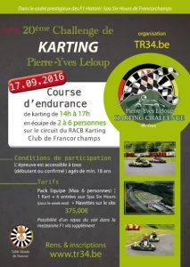 Karting Table Ronde de Hannut 2016